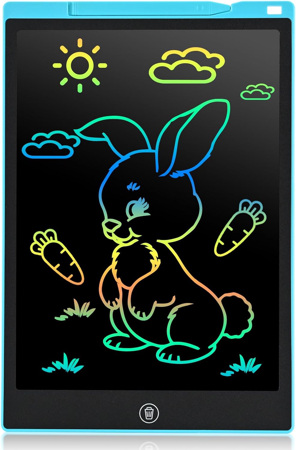 LCD Schreibtafel Kinder 12 Zoll,cimetech Zaubertafel mit Stift, Elastisches Seil, Augenschutz Maltafel mit Sperr-& Löschfunktion Weihnachten Kinder Geschenke